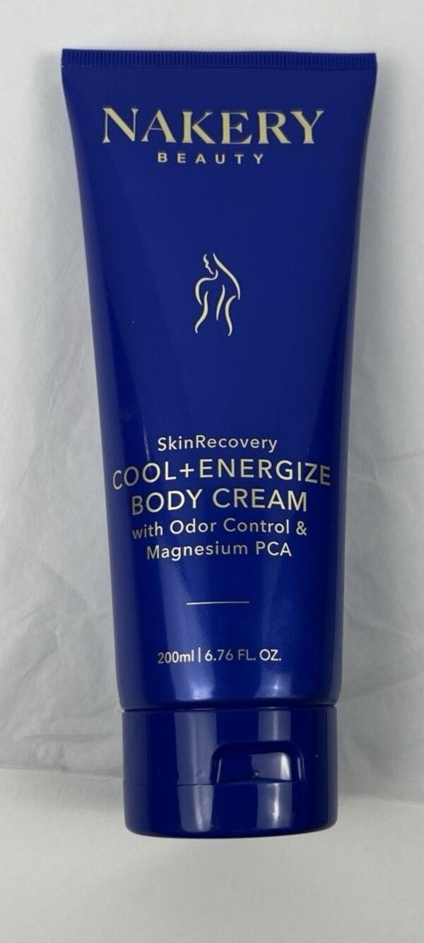 Nakery Skin Recovery Cool & Energize Body Cream W Odor Control & Mg PCS 6.7 Oz